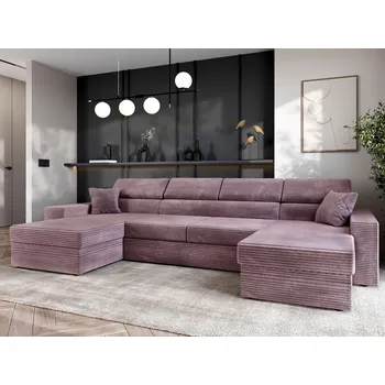 Sedací souprava Sedací souprava do U AMIRA - světle fialová