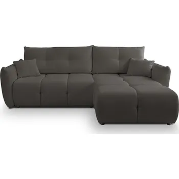 Sedací souprava Rohová rozkládací sedací souprava CANMORE - grafitová