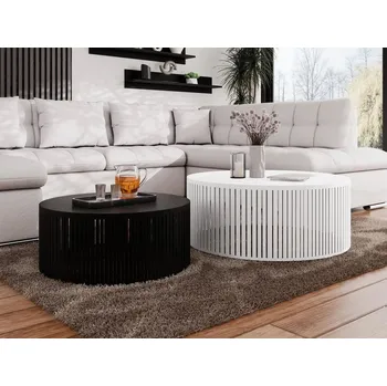 Konferenční stolek VENETI TANTOS 75x30x75 cm dřevotříska bílá