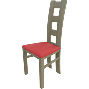 Jídelní židle Jídelní židle MOVILE 21 - dub sonoma / červená ekokůže