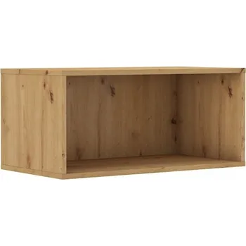 Nástavec na skříň Otevřená nástavba na šatní skříň MABAKA - šířka 80 cm, dub artisan