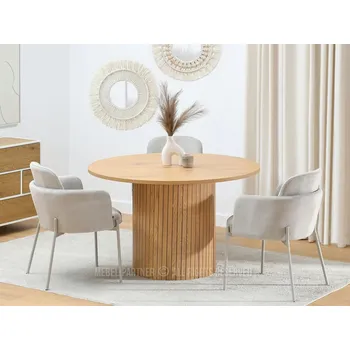 Jídelní stůl Kulatý jídelní stůl 120 HRISTO - dub