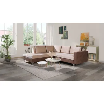 Sedací souprava VENETI Orlin hnědá