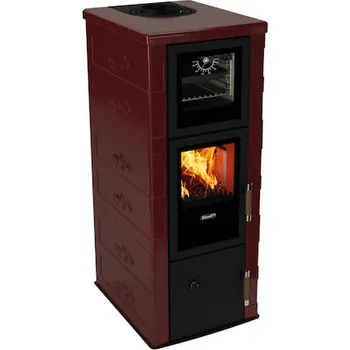 Krbová kamna Rizzoli T-Art Chef červená