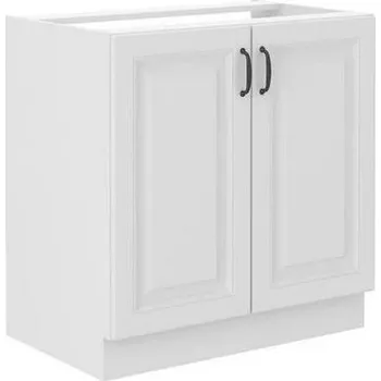 Kuchyňská skříňka Spodní kuchyňská skříňka pod dřez 80 cm FRYZIA - bílá + dřez ZDARMA