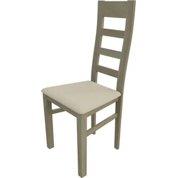 Jídelní židle Kuchyňská židle MOVILE 25 - dub sonoma / béžová ekokůže