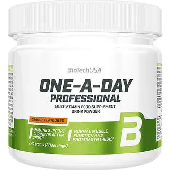 Anabolizér BioTechUSA BioTech USA One-A-Day Professional 240 g Příchuť: pomeranč