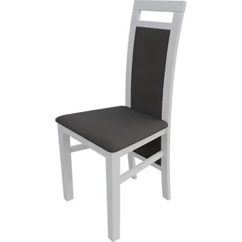 Jídelní židle Židle do kuchyně MOVILE 47 - bílá / tmavá hnědá 2