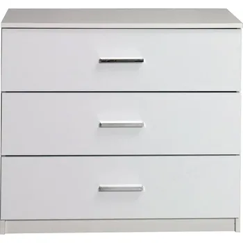 Komoda Komoda se zásuvkami CAJICA - alpská bílá / lesklá bílá