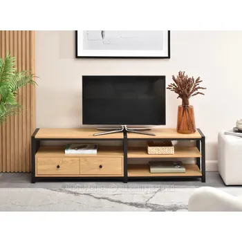 Televizní stolek Televizní stolek ROMER - dub / černý