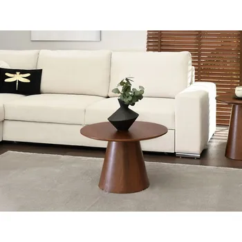 Konferenční stolek Kulatý konferenční stolek 60 DONIS - ořech