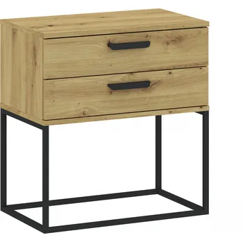 Noční stolek Noční stolek se šuplíky MARETA 5 - dub artisan