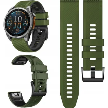 Řemínek na hodinky Řemínek moVear pro Garmin 26mm, zelený