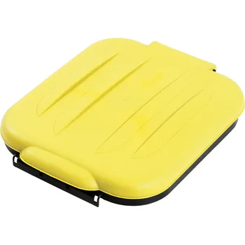 Odpadkový koš Víko 120L na stojan na pytle – žluté, pro třídění odpadu