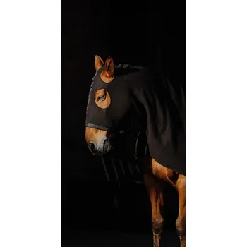 Deka pro koně EQUITHÈME Krční díl Protection Equithème, fleecový, černý Délka zad: PONY