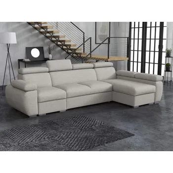 Sedací souprava Sedačka s úložným prostorem ORITUKO - světlá šedá 2, pravý roh