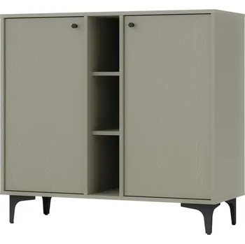 Komoda Komoda s dvířky IROS 1 - eukalyptus / černá