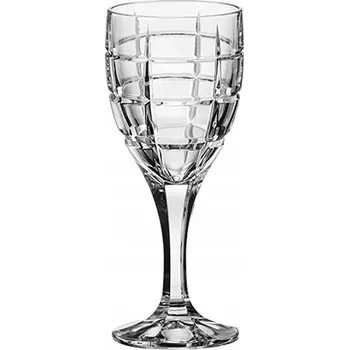 Sklenice Skleničky na bílé víno Bohemia Crystal TIME SQUARE, bezbarvé, 240ml, 6 ks