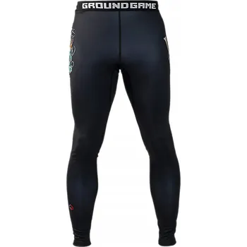 Pánské legíny Pánské legíny Ground Game Bushido 3.0 černé, velikost M