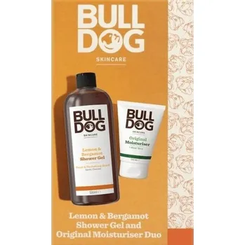 Koupelová kosmetika Bulldog Lemon & Bergamot Shower Gel & Original Moisturiser dárková sada péče o tělo a pleť pro muže