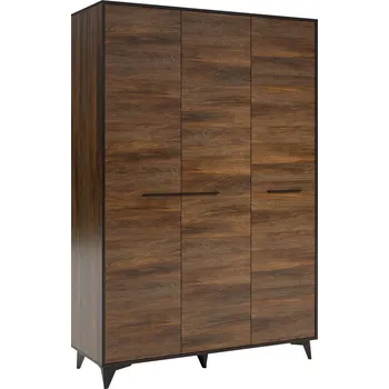 Šatní skříň Kombinovaná šatní skříň 135 cm BIBLIS - ořech