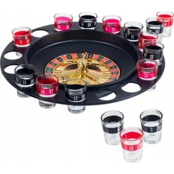 Desková hra Ruleta ALKOHOLOVÁ HRA SADA NA PÁRTY SKLENIČKY