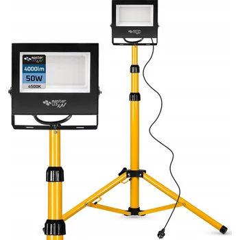 Stojací lampa Masterled LED 50W černá 5500K 4000 lm IP65