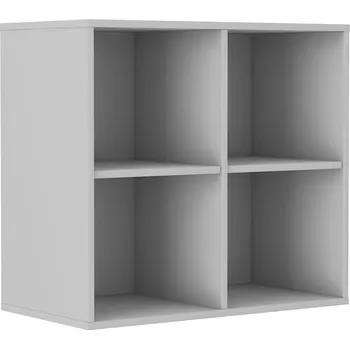regál Čtvercový regál MABAKA 2 - šedý