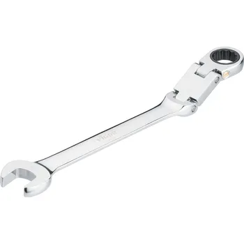 Klíč Vigor V6752-16, Ráčnový očko-plochý klíč s dvojitým kloubem | velikost 16 mm