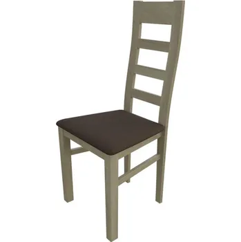 Jídelní židle Kuchyňská židle MOVILE 25 - dub sonoma / tmavá hnědá 1