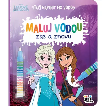 omalovánky JIRI MODELS Maluj vodou Zas a znovu Frozen (Ledové Království) | AS221