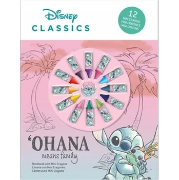omalovánky Omalovánky sada s mini pastelkami Stitch