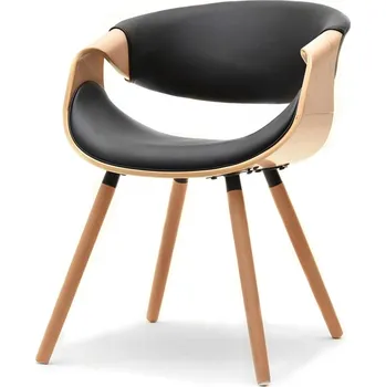 Jídelní židle Designová jídelní židle SAROLTA - dub / černá