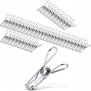 Sušák na prádlo Kolíčky na prádlo z Z Nerezové Oceli, pevné a odolné, Kolíčky x45