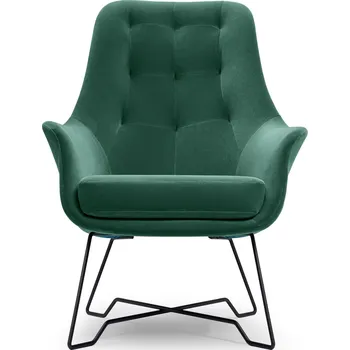 Křeslo Čalouněné konferenční křeslo GANDER - zelené 1