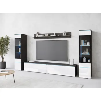 Obývací stěna VENETI HERMINA 2 bílá