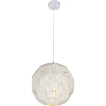 Závěsné designové osvětlení EUPHORIA - 1xE27, 40W, bílé