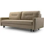 Rozkládací pohovka CARELIA - světle hnědá