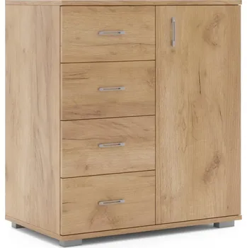 Komoda Úzká komoda ELIANA - dub craft zlatý