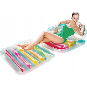 Matrace Nafukovací křeslo Lehátko s opěrkou vody pro plavání Opalování bazénu 43023