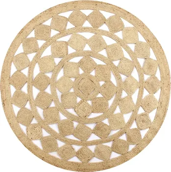 Koberec Koberec ručně pletený z juty, 90 cm