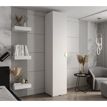 Šatní skříň Předsíňová skříň SAVELA 4 - 50 cm, bílá