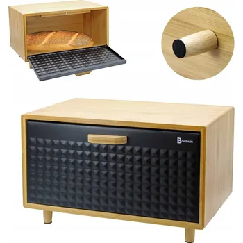 chlebník CHLEBNÍK BAMBUSOVÝ BOX NA PEČIVO 4250