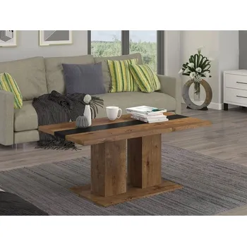 Konferenční stolek Konferenční stolek ASHE - dub lefkas / černý