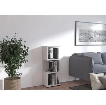 regál Designová knihovna MISHA 2 - šedá