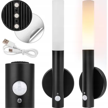 Nástěnné svítidlo Nástěnné svítidlo s ramenem E27, vnitřní LED lampa na zeď, vypínač, černé