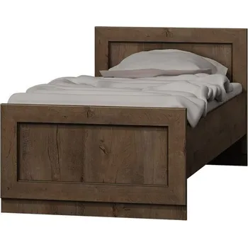 Postel Jednolůžková postel 90x200 MERLO - dub lefkas