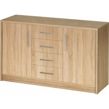 Komoda Kombinovaná komoda LILLY - dub sonoma