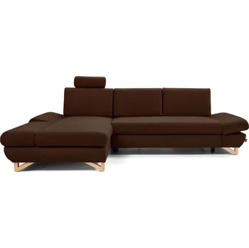 Sedací souprava Rozkládací rohová sedačka GULEPA 1 - ořechová, levý roh