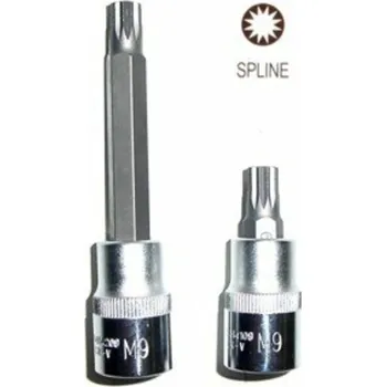 Gola hlavice Zástrčná hlavice XZN (Spline), 1/2", velikost M7, délka 55 mm - JONNESWAY S64H4107